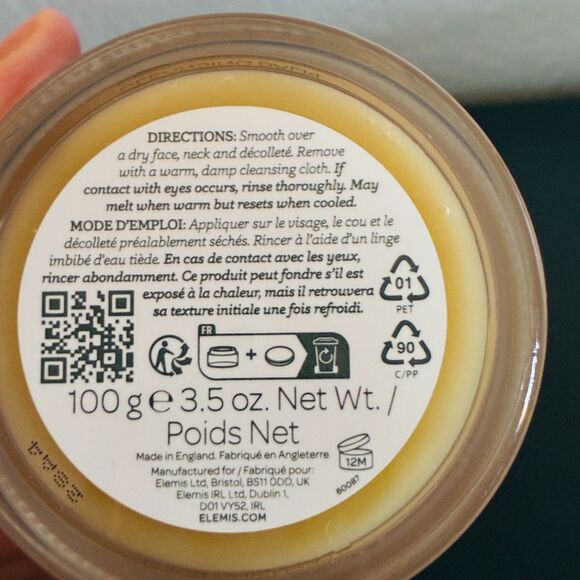 ELEMIS Pro-Collagen Cleansing Balm 3-in-1 Hydrating Makeup Remover 3.5oz - Picture 2 of 5